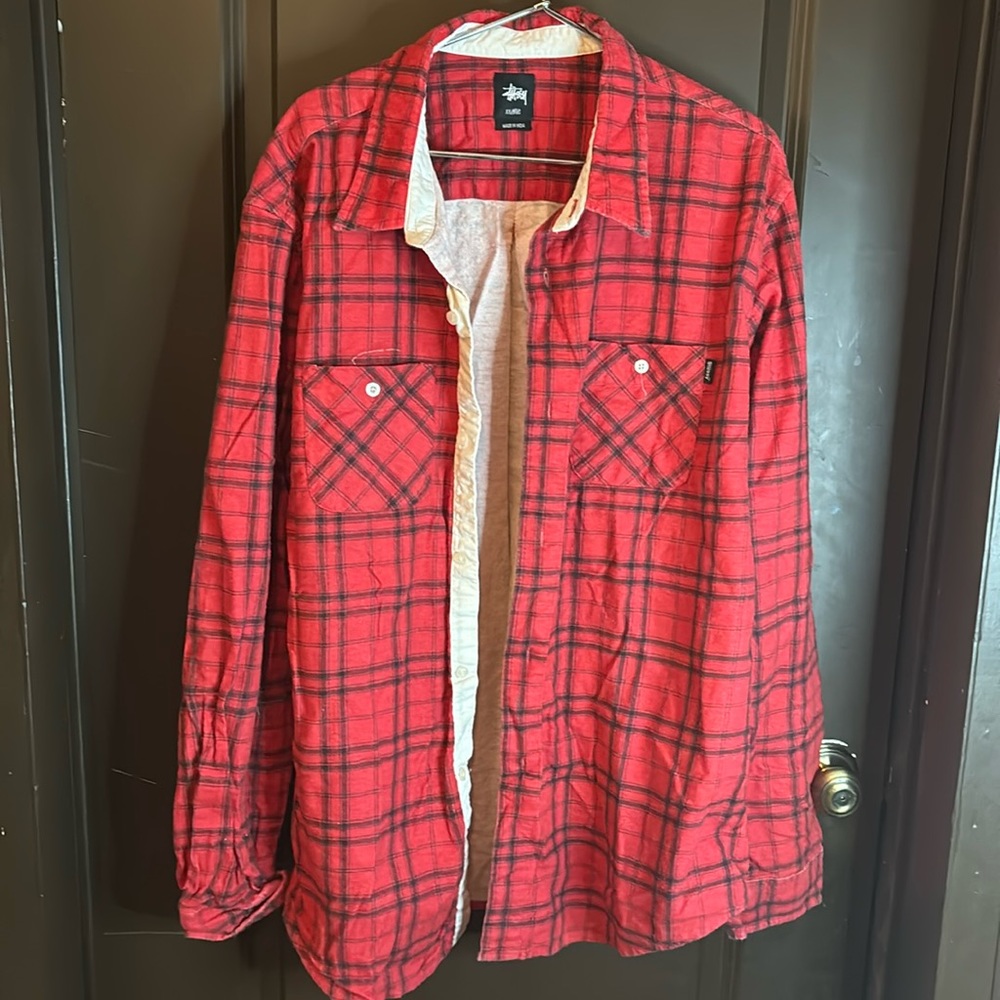 1990s Stussy flannel
